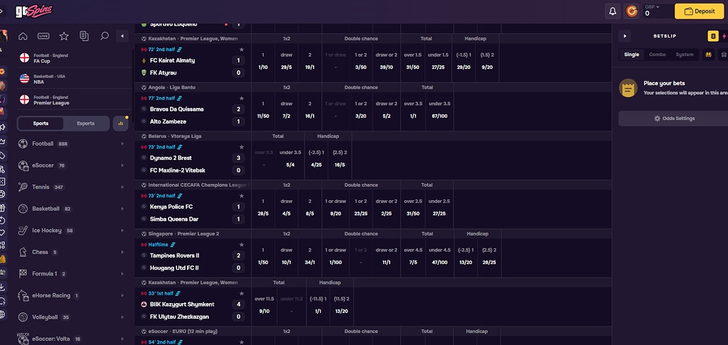 GTSpins Casino Sport Betting UK